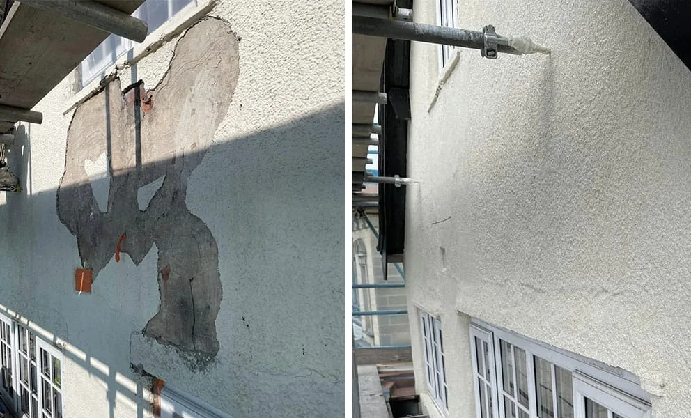Render Repairs & Crack Repairs project photograph